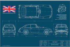 MGB GT Blueprint
