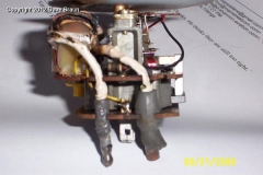 Burned white wires in Tachometer 01